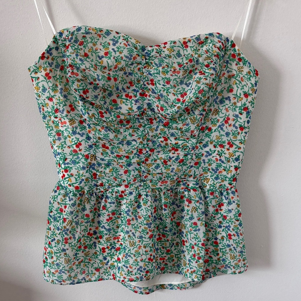 Guess Multicolor Floral Blouse